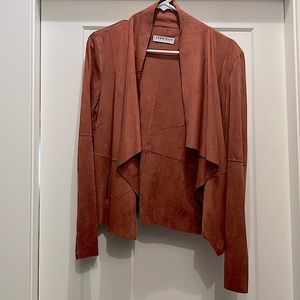 Soft burnt orange casual cardigan